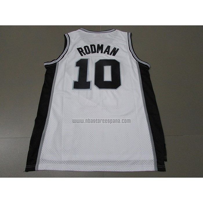 Camiseta San Antonio Spurs Dennis Rodman NO 10 Mitchell & Ness 1983-84 Blanco